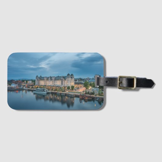 Noorwegen Oslo Bagagelabel (Voorkant (horizontaal))