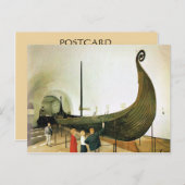  Noorwegen, Oslo, Gokstad Viking SHip, 1956 Briefkaart (Voorkant / Achterkant)