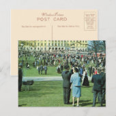 Noorwegen, Oslo, Palace-tuinen Briefkaart (Voorkant / Achterkant)