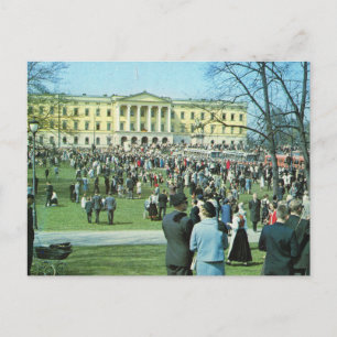  Noorwegen, Oslo, Palace-tuinen Briefkaart