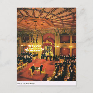  Noorwegen, Oslo, Parlement Briefkaart