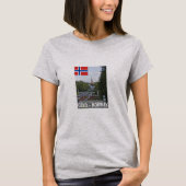 Noorwegen Oslo Scandinavië reizen T-shirt (Voorkant)