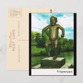  Noorwegen, Oslo, Sculpture Park Briefkaart (Voorkant / Achterkant)
