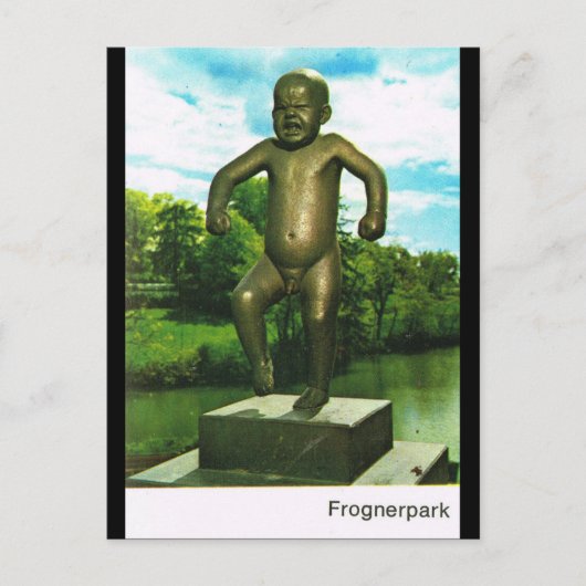  Noorwegen, Oslo, Sculpture Park Briefkaart (Voorkant)