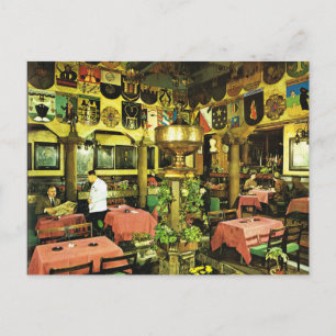 Noorwegen, Oslo, traditioneel restaurant Briefkaart