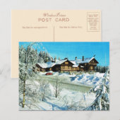  Noorwegen, Oslo, Winterscène Briefkaart (Voorkant / Achterkant)