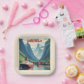 Noorwegen Papieren Bordje (Feest)