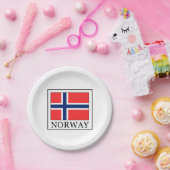 Noorwegen Papieren Bordje (Feest)