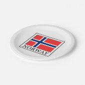 Noorwegen Papieren Bordje (Gekanteld)