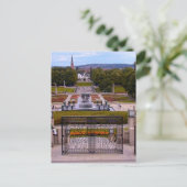 Noorwegen,Park in het centrum van Oslo Briefkaart (Staand voorkant)