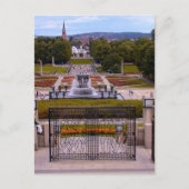 Noorwegen,Park in het centrum van Oslo Briefkaart (Voorkant)