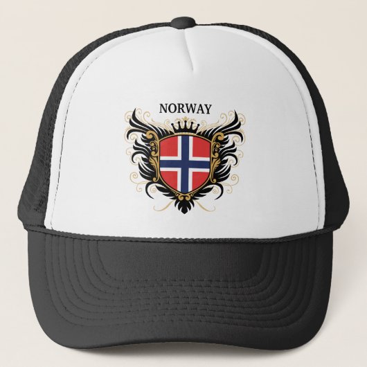Noorwegen [personaliseren] trucker pet (Voorkant)