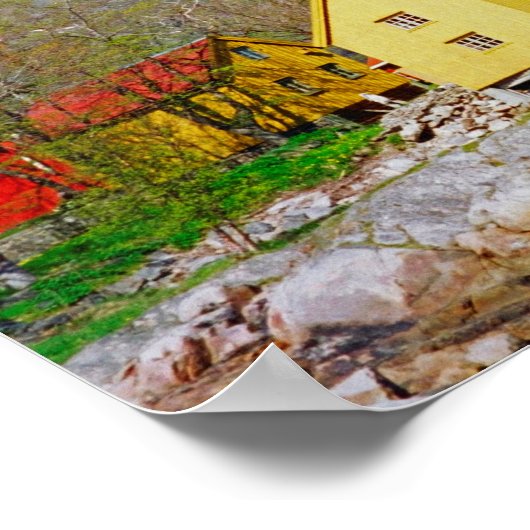 Noorwegen Poster (Hoek)