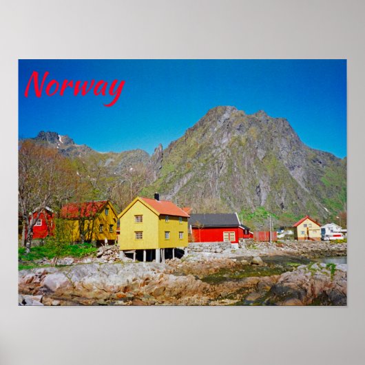Noorwegen Poster (Voorkant)