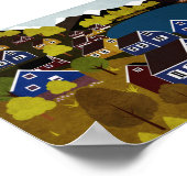 Noorwegen Poster (Hoek)