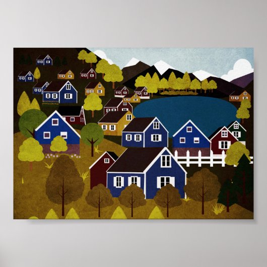 Noorwegen Poster (Voorkant)