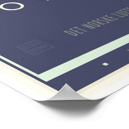 Noorwegen Poster (Hoek)