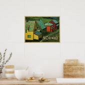  Noorwegen Poster (Keuken)