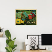  Noorwegen Poster (Thuiskantoor)