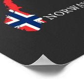 Noorwegen Poster (Hoek)