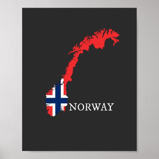 Noorwegen Poster (Voorkant)
