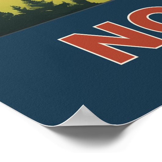 Noorwegen Poster (Hoek)