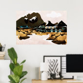 Noorwegen Poster (Thuiskantoor)