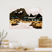 Noorwegen Poster (Keuken)