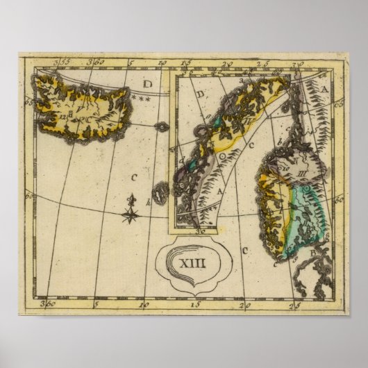 Noorwegen Poster (Voorkant)