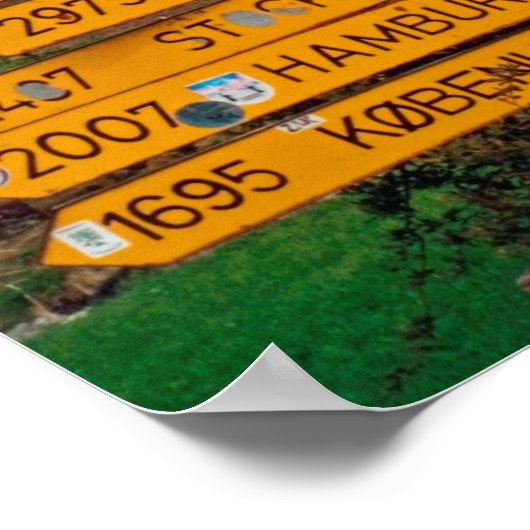 Noorwegen Poster (Hoek)