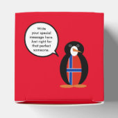 Noorwegen Praten Ms Penguin Gepersonaliseerd Bedankdoosjes (Bovenkant)