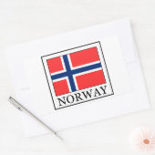 Noorwegen Rechthoekige Sticker (Envelop)