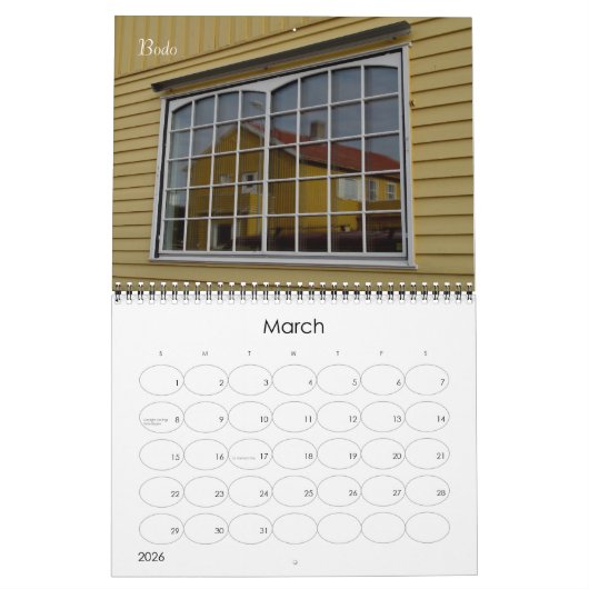 Noorwegen Reflecteert Wall Calendar Kalender (Mar 2026)