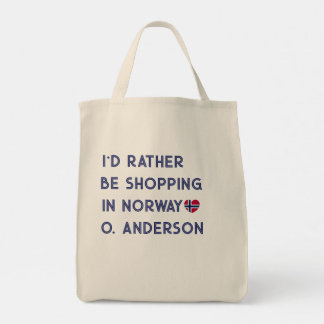 Noorwegen Reis Cadeau Op Maat Tote Bag