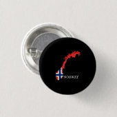 Noorwegen Ronde Button 3,2 Cm (Voorkant /achterkant)