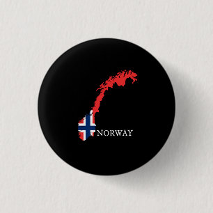 Noorwegen Ronde Button 3,2 Cm