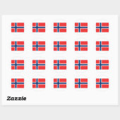 Noorwegen Ronde Sticker (Vel)