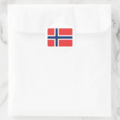 Noorwegen Ronde Sticker (Tas)