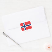Noorwegen Ronde Sticker (Envelop)
