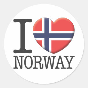 Noorwegen Ronde Sticker