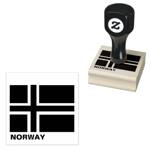 Noorwegen Rubberstempel (Gestempeld)