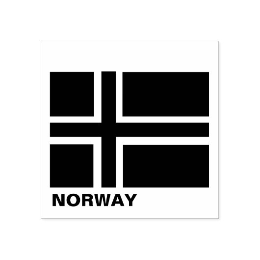 Noorwegen Rubberstempel (Afrduk)