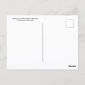 Noorwegen, Sandviken Village Snow Claude Monet Briefkaart (Achterkant)