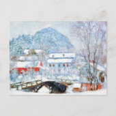 Noorwegen, Sandviken Village Snow Claude Monet Briefkaart (Voorkant)
