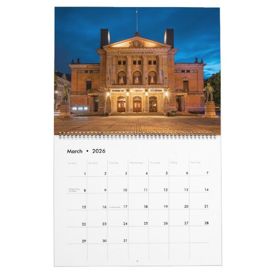 Noorwegen Scandinavië 2026 Kalender (Mar 2026)