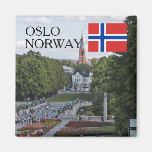 Noorwegen Scandinavië Oslo Vigeland reizen souveni Magneet