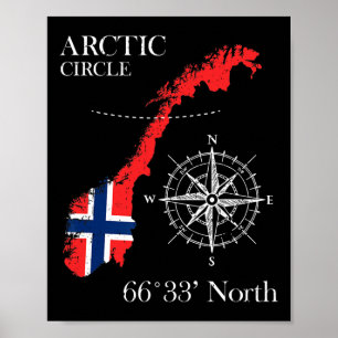Noorwegen Scandinavië Wandelen Kamperen Vissen Poster