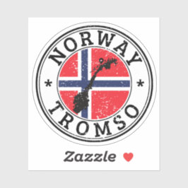 Noorwegen Seal Sticker Ronde Vlag Voor Laptop Boek