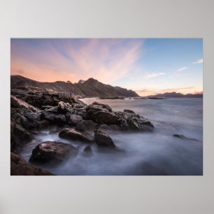 Noorwegen Seascape Poster