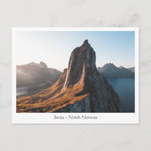 Noorwegen Senja eiland Briefkaart (Voorkant)